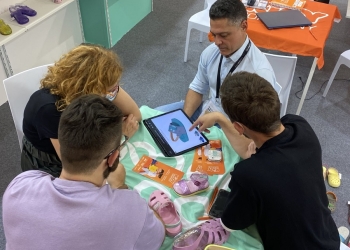 feira de calçados na Itália