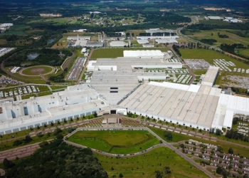 Fábrica da Volkswagen e Audi do Brasil no Paraná