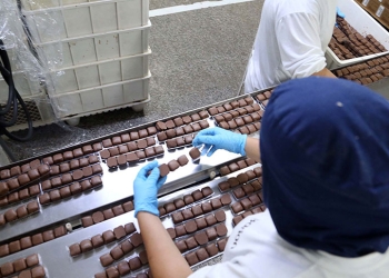 indústria chocolate