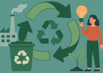 Ilustração economia circular