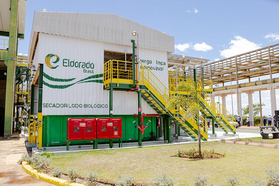 Eldorado inicia operação de planta de secagem de lodo biológico 1 Eldorado Brasil