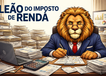 Leão do Imposto de Renda no escritório