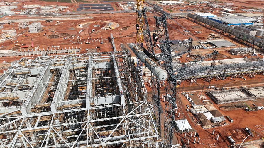 Arauco instala balão de vapor da maior caldeira de recuperação do mundo 1 Arauco