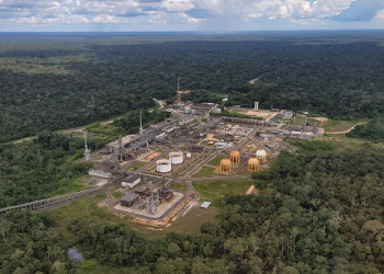 Base da Petrobras na Província Petrolífera de Urucu