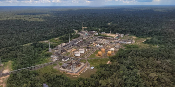 Base da Petrobras na Província Petrolífera de Urucu