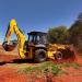 Retroescavadeira modelo B95C da New Holland