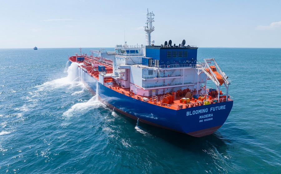 Braskem inicia operações do navio Blooming Future para transporte de nafta 1 Braskem