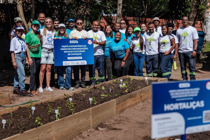 Braskem, Sindiplasba e Cibra revitalizam horta comunitária em Camaçari 1 Braskem