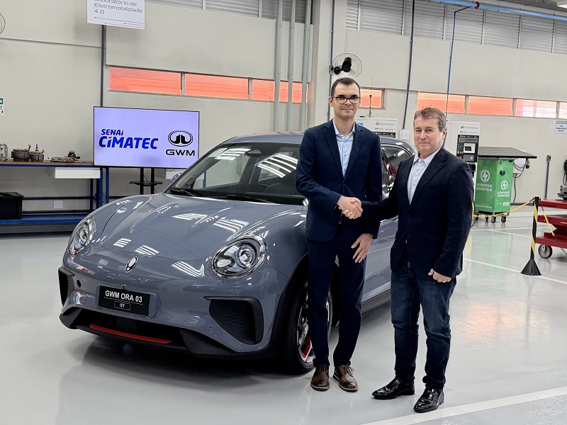 Carro elétrico da GWM vira laboratório sobre rodas no Senai Cimatec 1 ORA 03