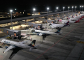 Pátio do Aeroporto de Florianópolis