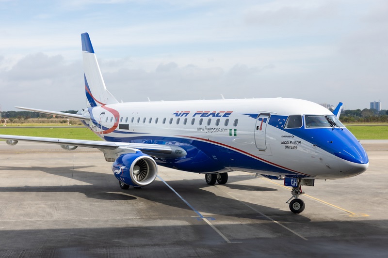 Air Peace expande sua frota com o Embraer E175 1 Air Peace